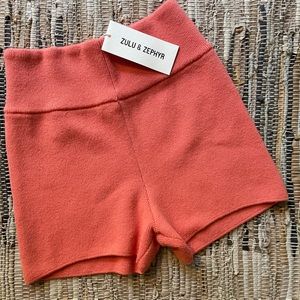 Signature Knit biker shorts